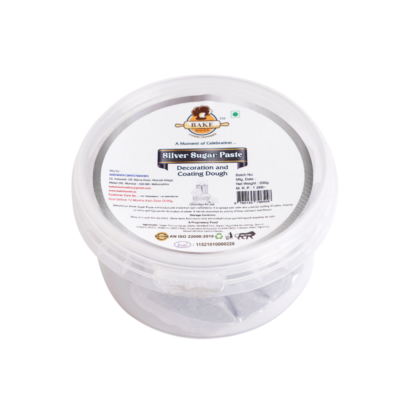 Fondant Silver 200gm