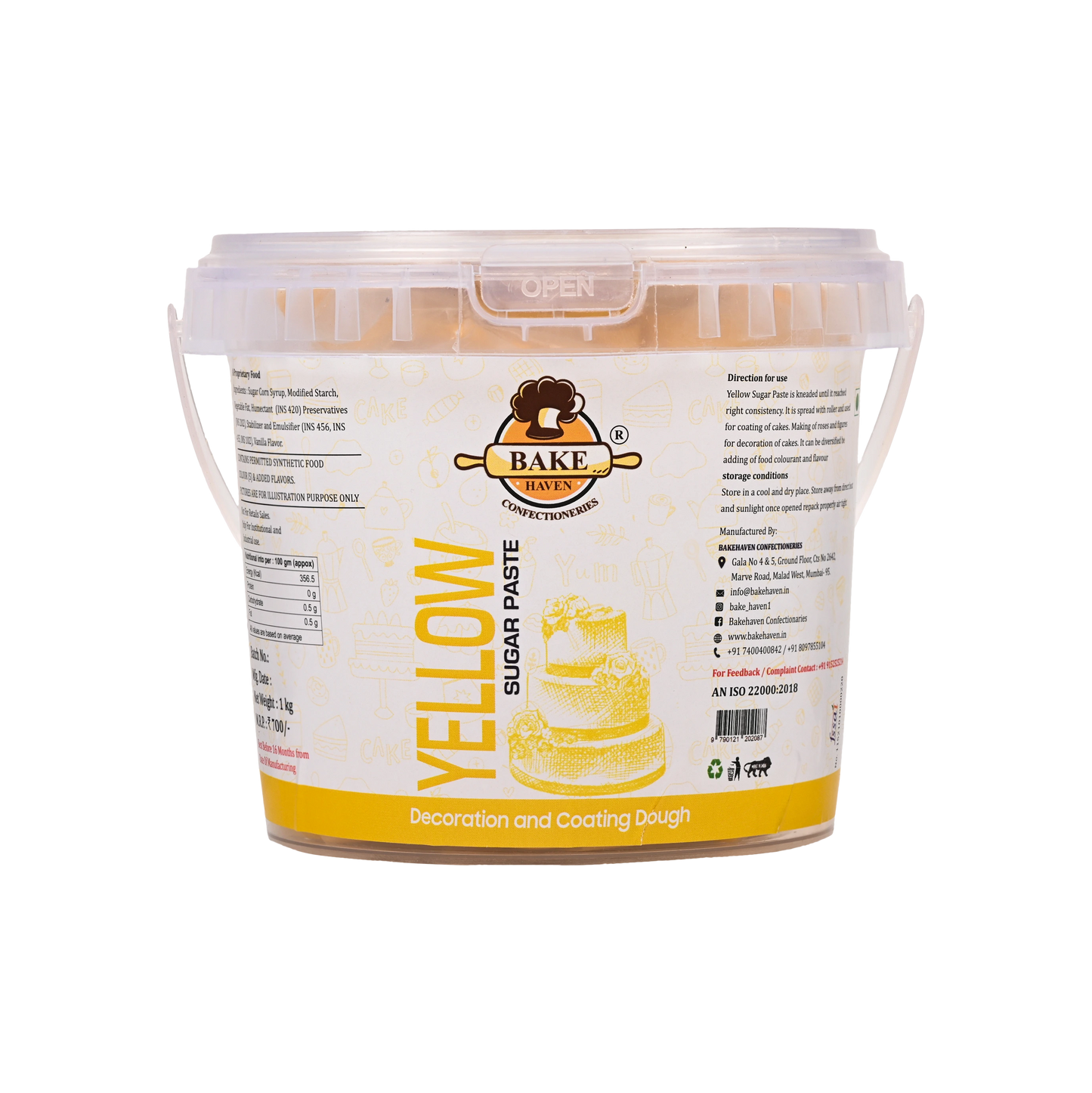 Fondant Yellow 1kg
