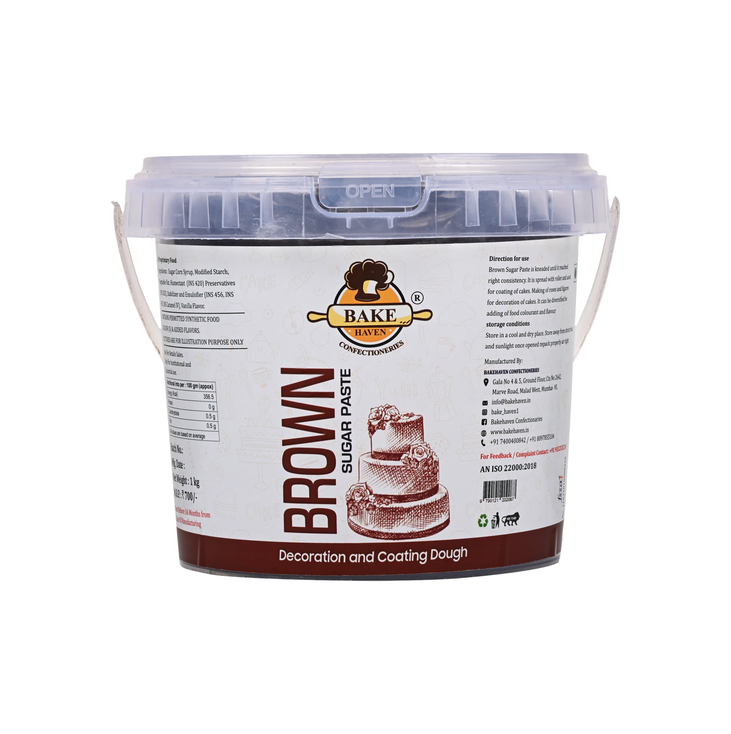 Fondant brown 1kg
