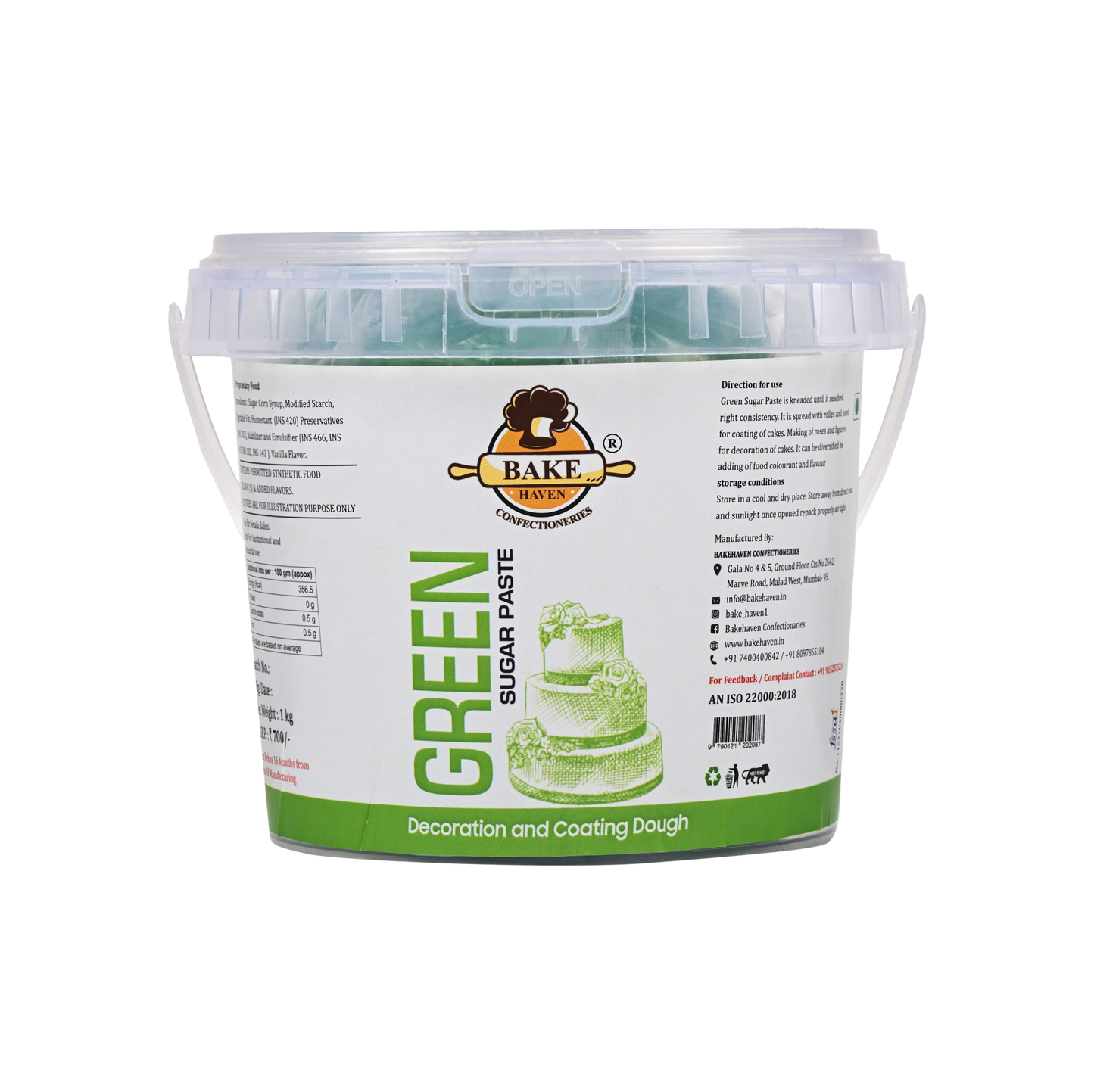 Fondant Green 1kg
