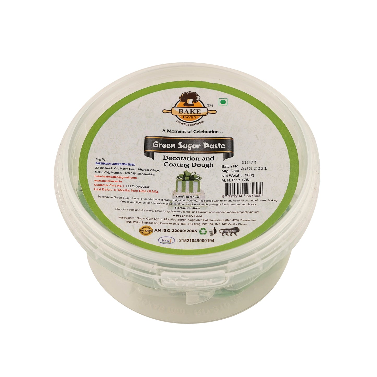 Fondant Green 200gm
