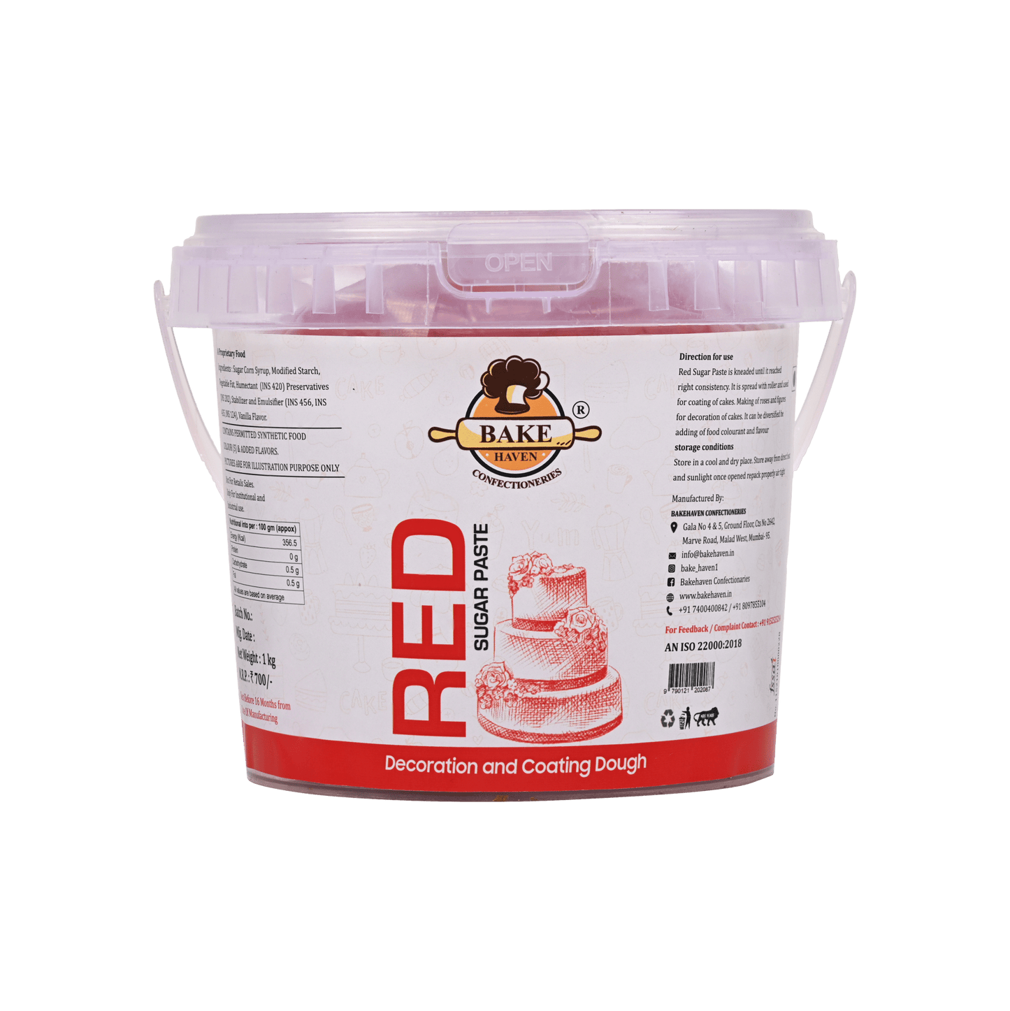 Fondant red 1kg
