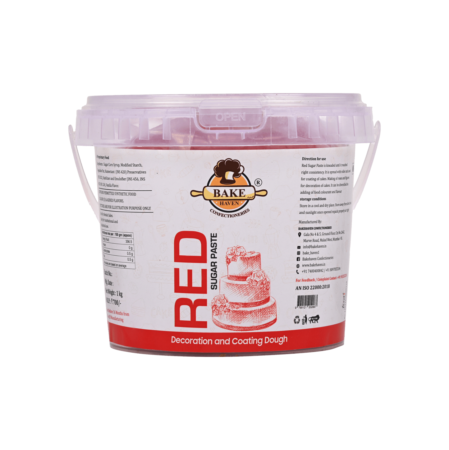Fondant red 1kg
