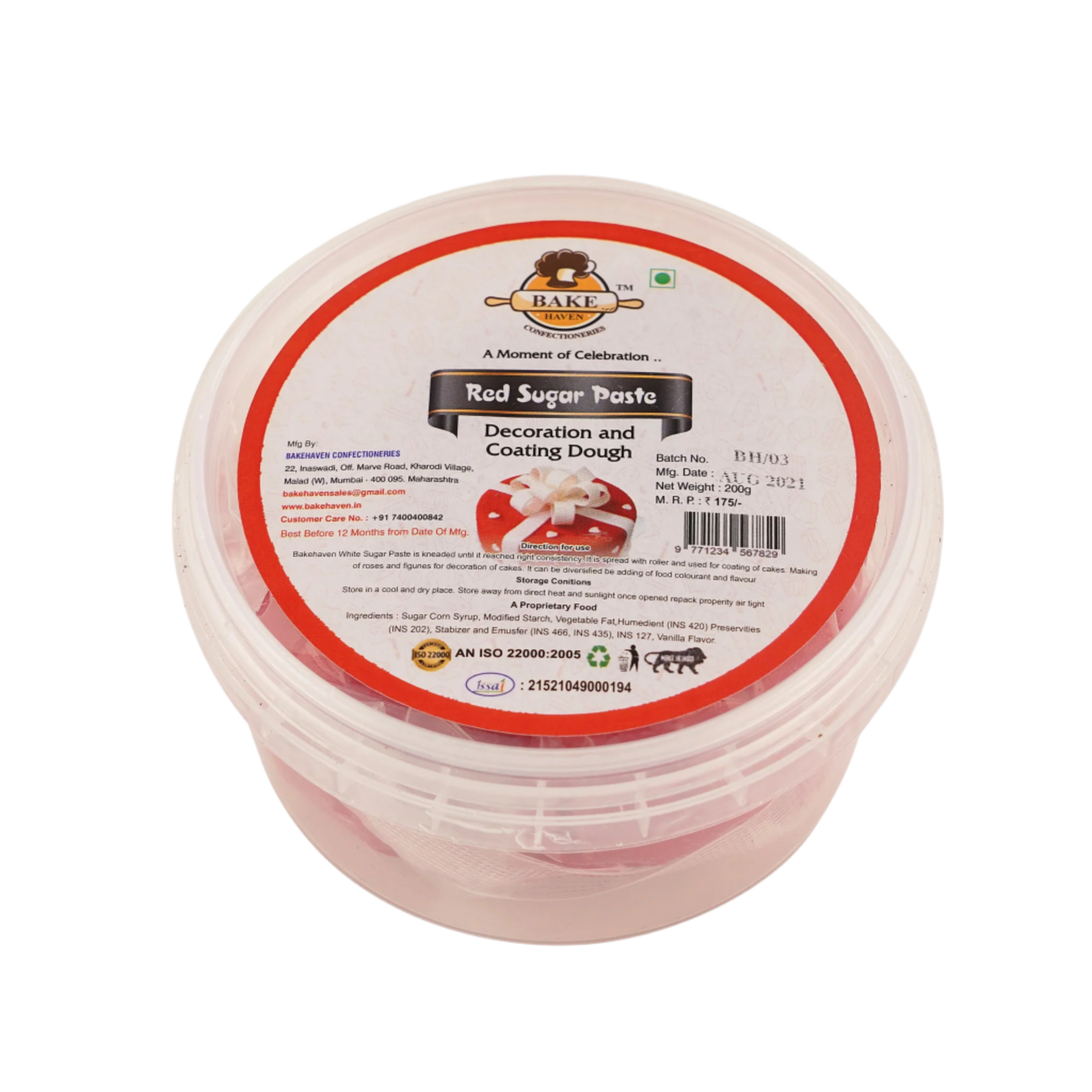 Fondant red 200gm